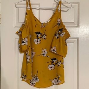 Cold shoulder blouse